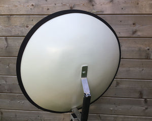 Wind Shield for Parabolic Reflector